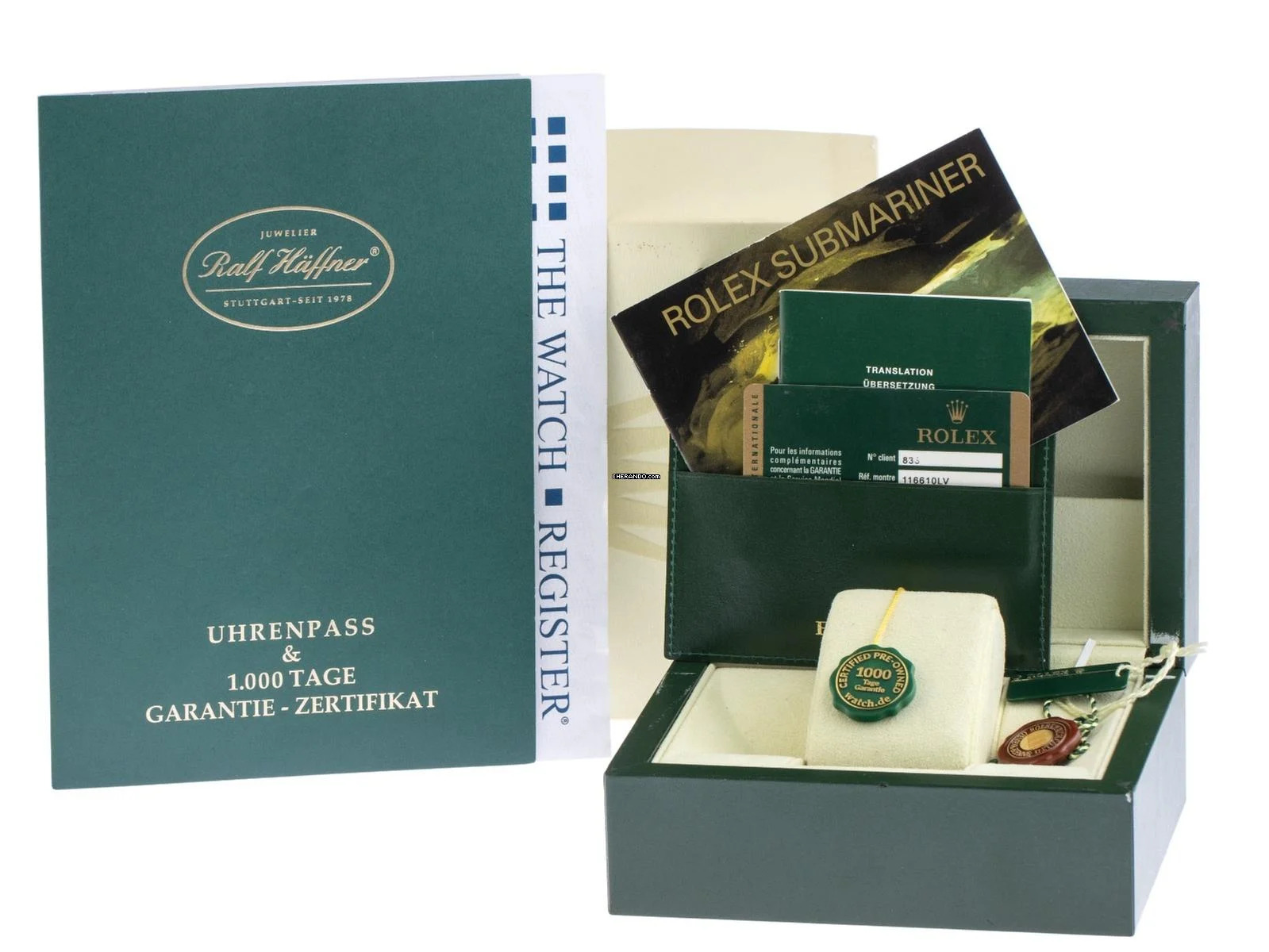 Rolex Submariner Date LV Hulk Ref.116610LV 2018 Full Set wie Neu Vintage