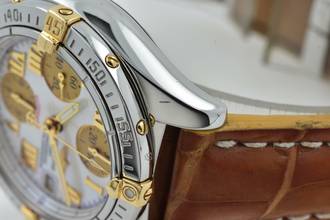 Thumbnail von Breitling Chrono Cockpit Chronograph A13358 Steel Gold