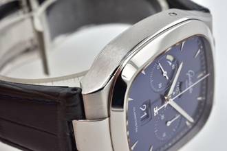 Thumbnail von Glashütte Original Seventies Chronograph Panoramadatum Senator Seventies Panorama Date Chronograph 1-37-02-03-02-30 Blue Dial