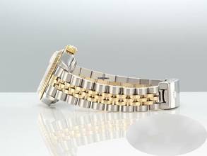 Thumbnail von Rolex Lady-Datejust Edelstahl Gelbgold 750 Diamanten Automatik Gold Stahl Stainless Steel 18kt Yellow Gold Jubilé-band Chronometer Oyster White Dial