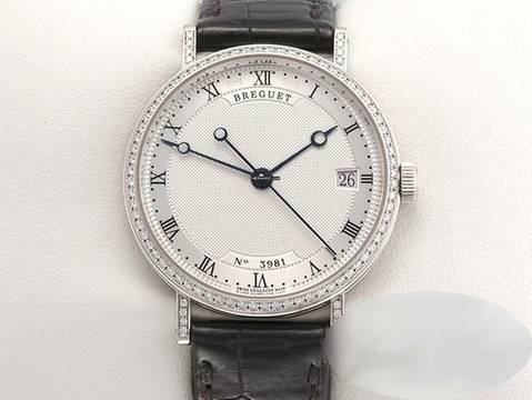  Breguet Classique 9068 33mm Weissgold 750 Diamanten Automatik 18kt White Gold Damen Herren 