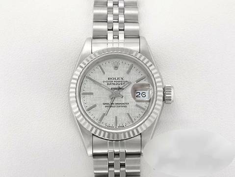 Rolex Lady-Datejust Edelstahl Weissgold 750 Automatik Stahl Gold Damen Stainless Steel 18kt White Gold Jubilé-band Chronometer Oyster 