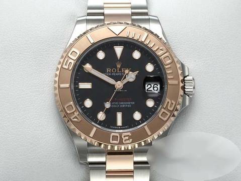  Rolex Yacht-Master 37 37mm 268621 2019 Edelstahl Roségold 750 Automatik Stainless Steel 18kt Rose Gold Oyster-band Chronometer Black Dial 