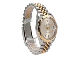 Thumbnail von Rolex Datejust 41 Edelstahl Gelbgold Ref. 126333 Silber Jubile-Band