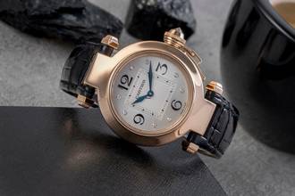 Thumbnail von Cartier Pasha 18k (0,750) Rotgold Diamonds Quarz Damenuhr Ref. WJ11913G