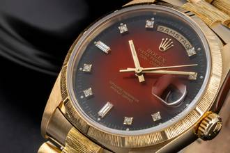 Thumbnail von Rolex Day-Date 36 18k Red Vignette Diamond Dial Borke Gold Automatik Ref. 18248