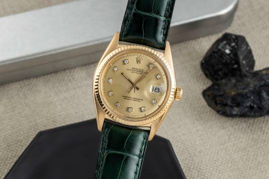  Rolex Datejust 36 18K Gold (0,750) Automatik Herrenuhr Ref. 1601 Klassiker 
