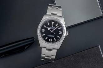 Thumbnail von Rolex Explorer Oyster Edelstahl Automatik Herren Ref. 124270 Box & Papiere 2022