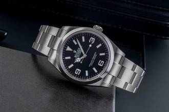 Thumbnail von Rolex Explorer Oyster Edelstahl Automatik Herren Ref. 124270 Box & Papiere 2022
