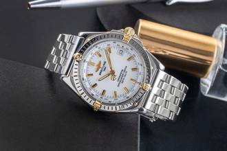 Thumbnail von Breitling Windrider Wings Stahl / Gold Automatik Herrenuhr Ref. B10350 B&P 2001