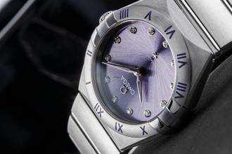 Thumbnail von Omega Constellation Ladies Diamant-Zifferblatt Stahl Damen Ref.131.10.28.60.60.002 B&P