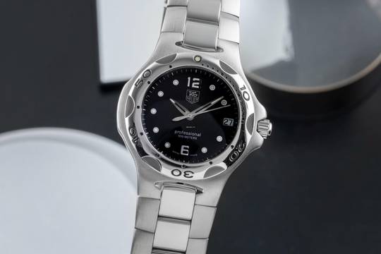  TAG Heuer Kirium Edelstahl Black Dial Quarz Herrenuhr Ref. WL111D 