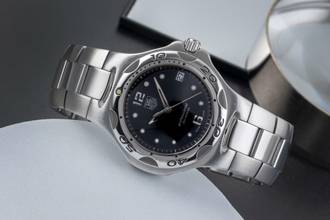 Thumbnail von TAG Heuer Kirium Edelstahl Black Dial Quarz Herrenuhr Ref. WL111D