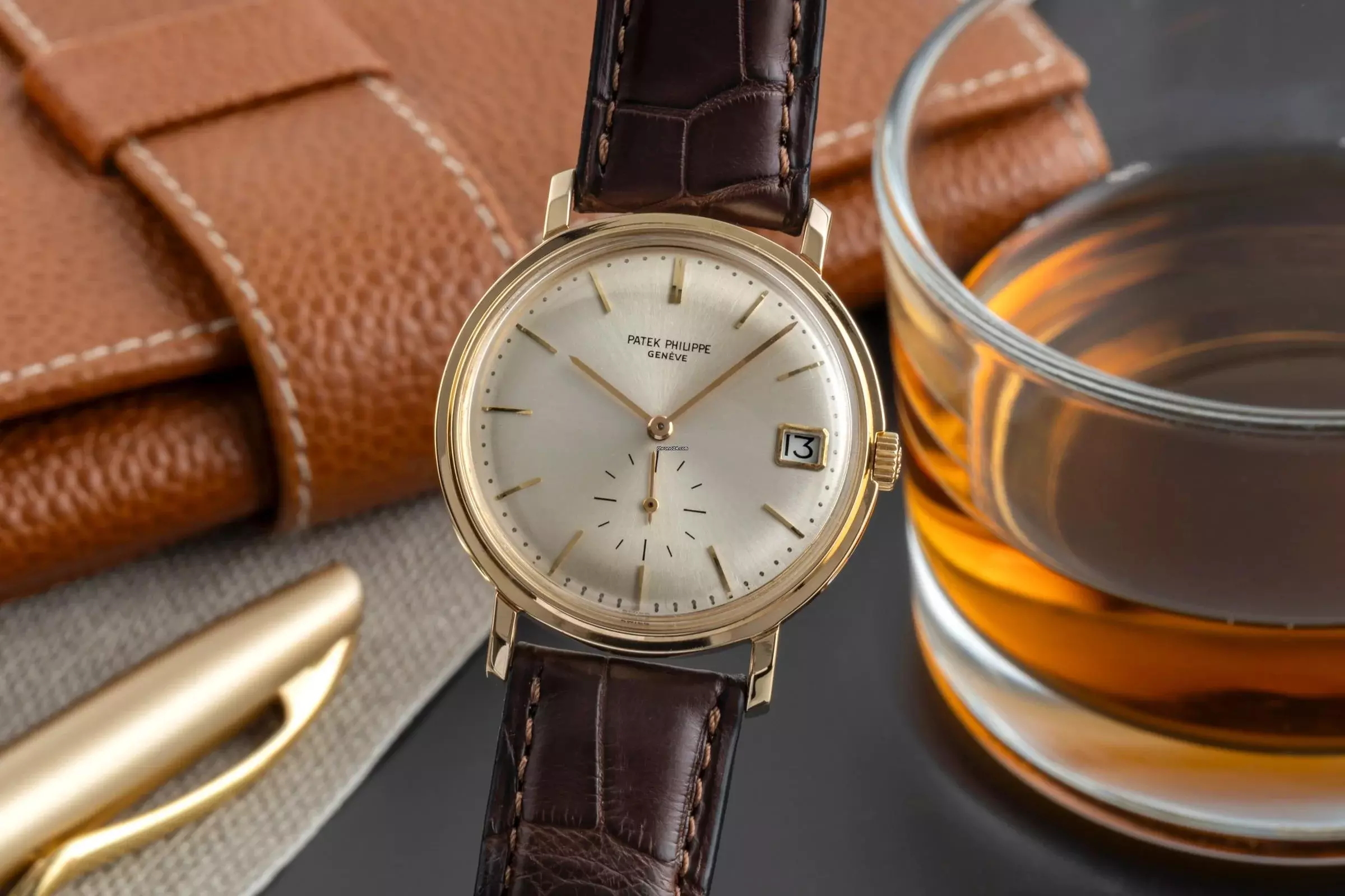 Patek Philippe Calatrava 18K (0,750) Gold Automatik Ref. 3445 Vintage Klassiker