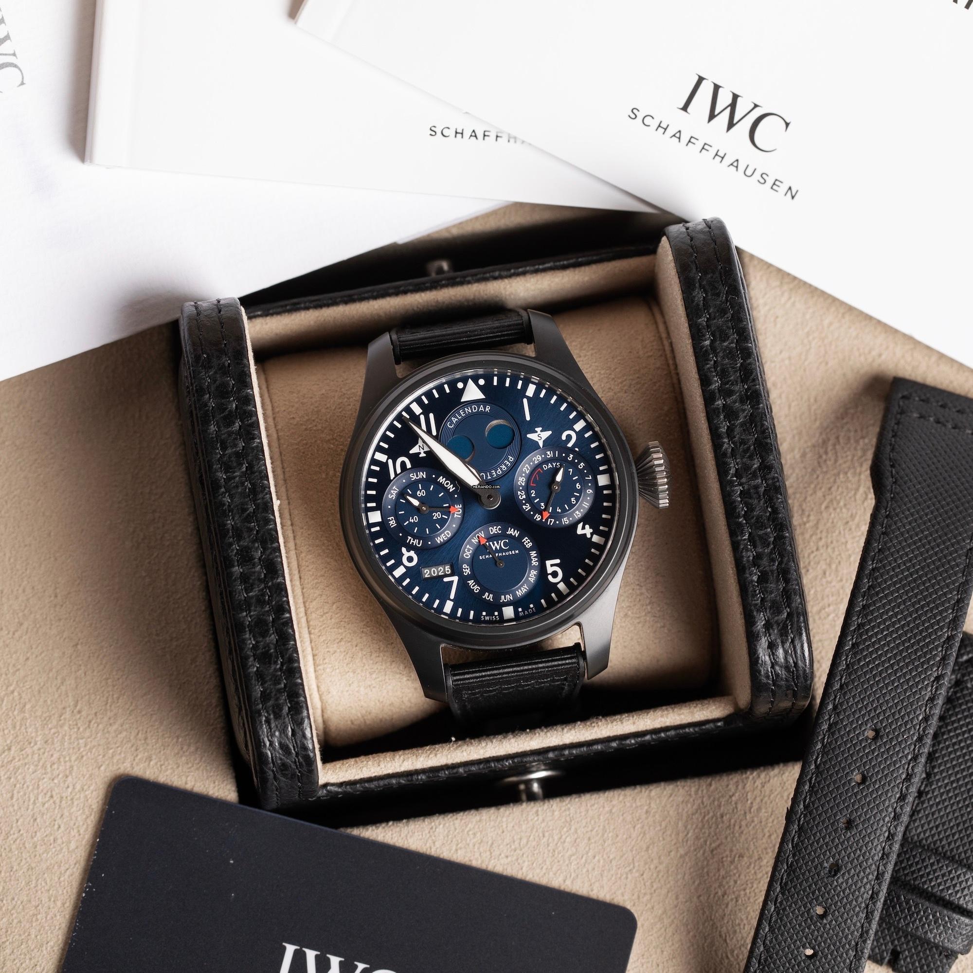 IWC Große Fliegeruhr Big Pilot Rodeo Drive Perpetual Calendar Perpetual Calendar Rodeo Drive