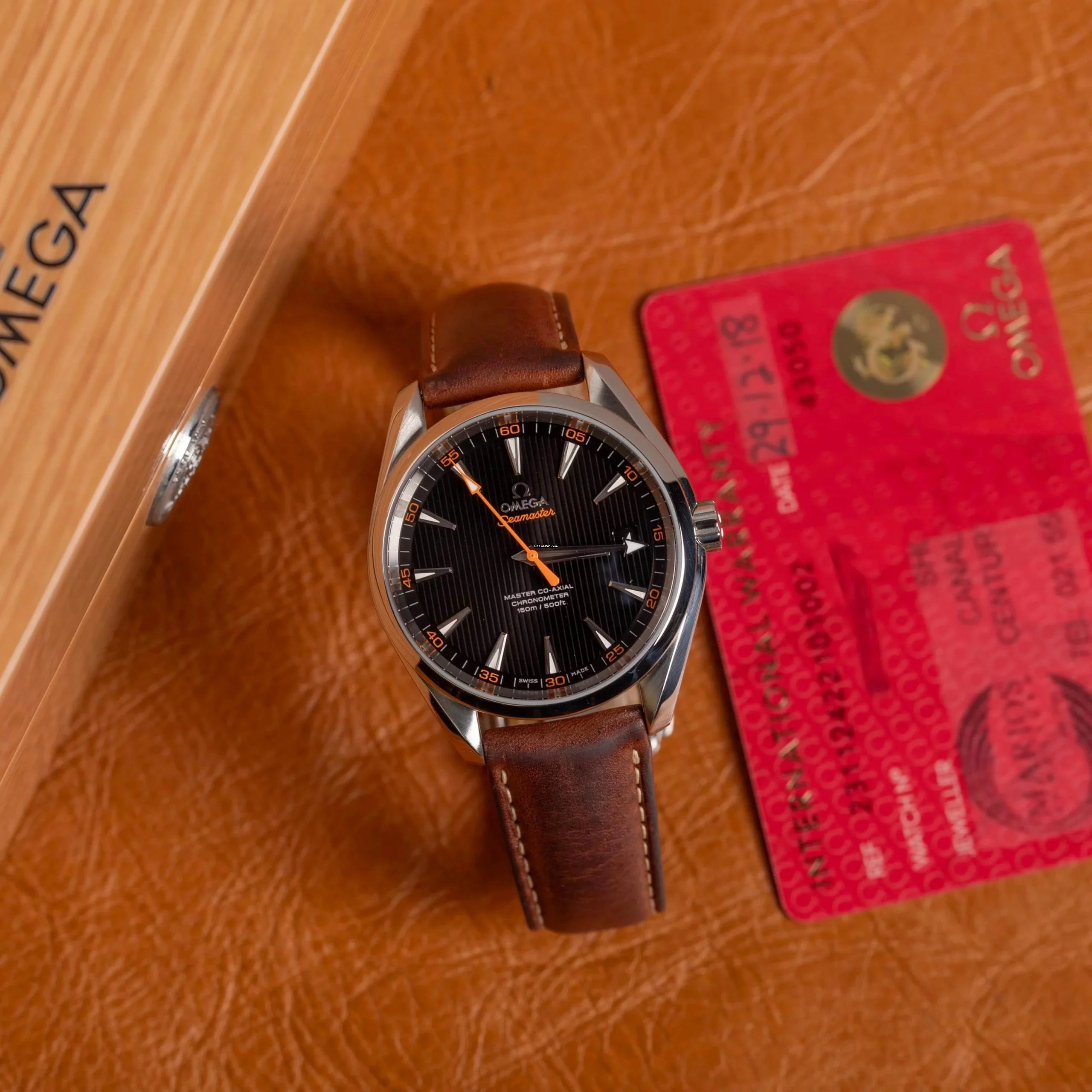 Omega Seamaster Aqua Terra Co-axial Co-Axial. Full Set 2018