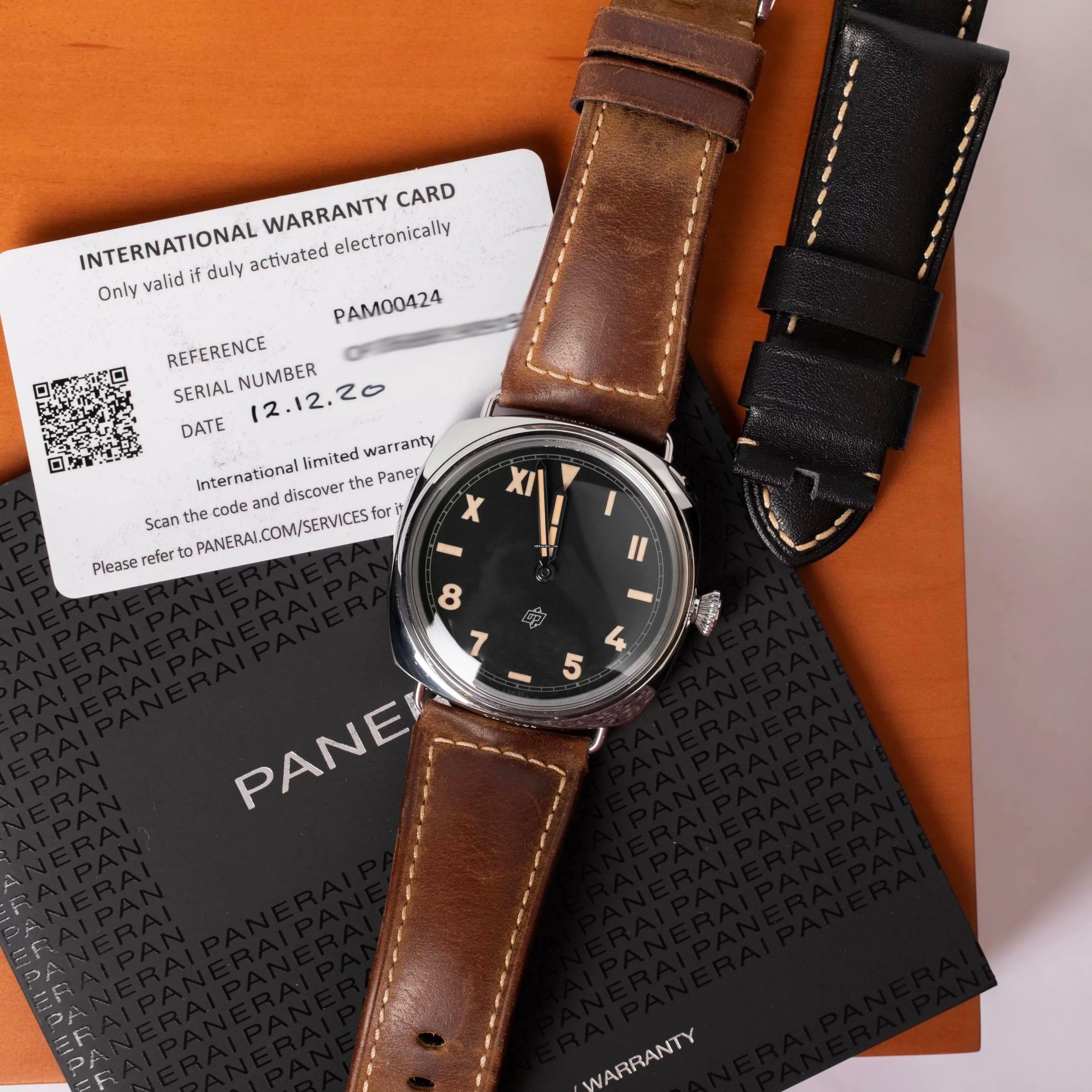 Panerai Radiomir 3 Days 47mm California 3 Days Full Set 2020