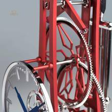 Thumbnail von NT 8 GT – Rote Design-Tischuhr