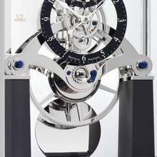 Thumbnail von NT 7 – Rhodinierte Design-Tischuhr mit Skelettwerk