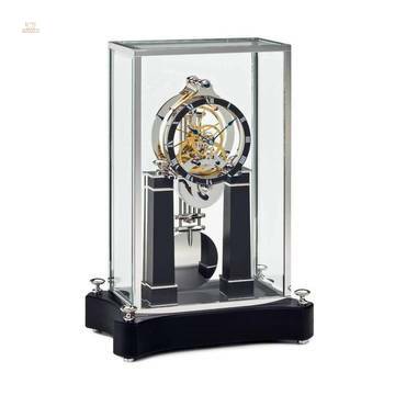 NT 6 „La brillante“ – Design-Tischuhr mit Skelettwerk