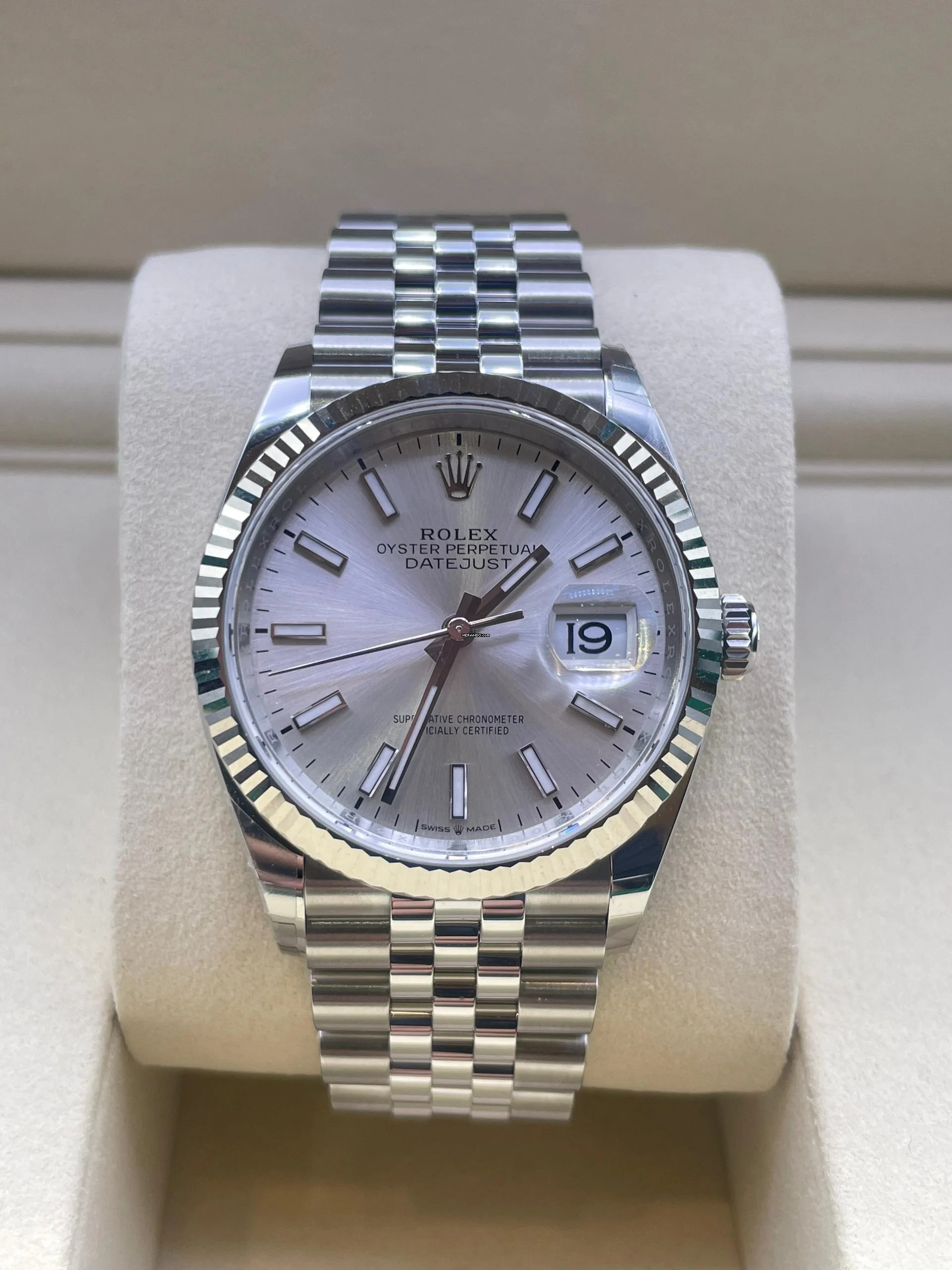 Rolex Datejust 36 Jubilee SILVER Dial FULL SET-BOX+PAPERS NEW-2025 first buying receipt LC Austria