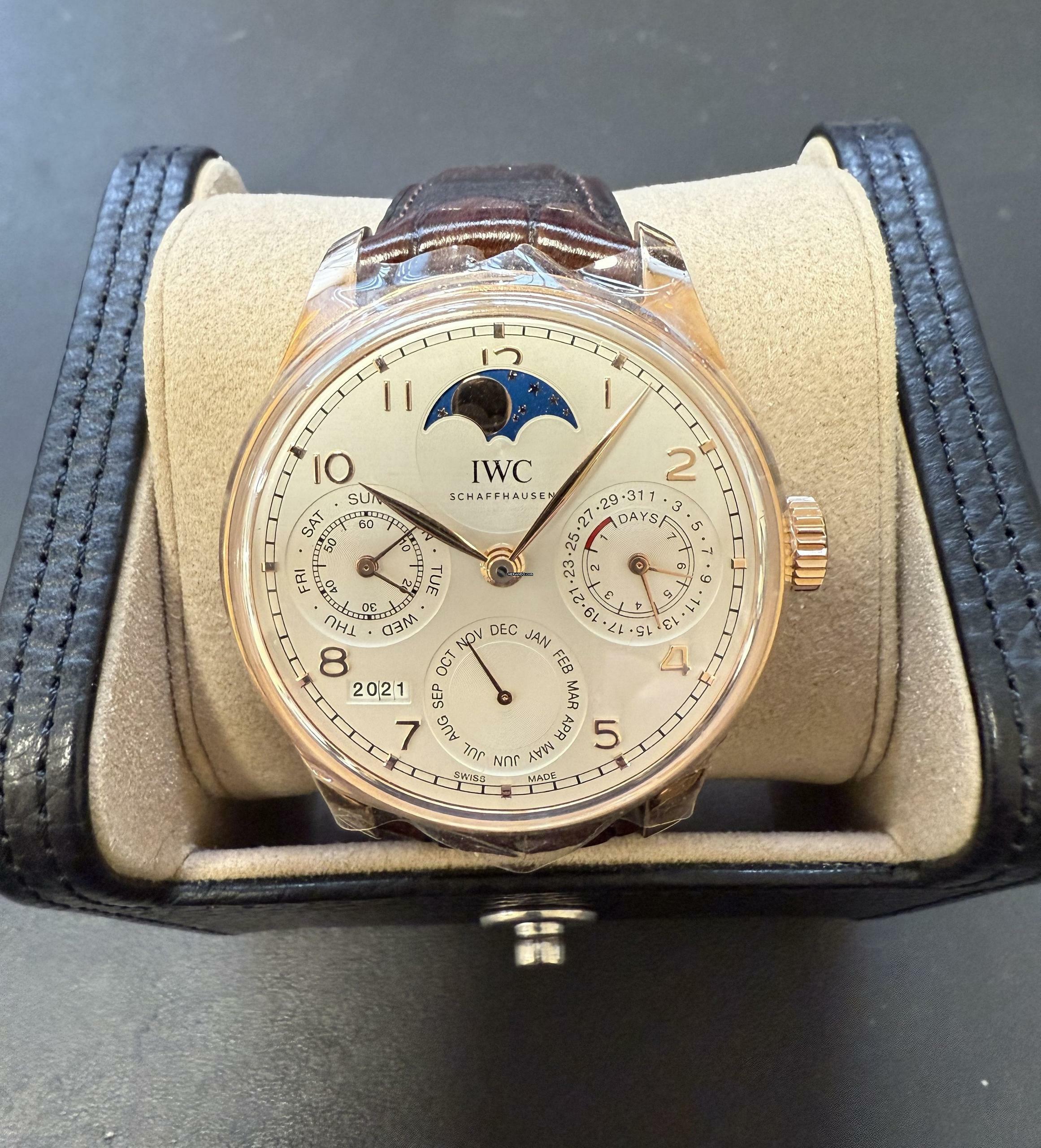 IWC Portugieser Ewiger Kalender Portuguese Perpetual Calendar Full Set unworn / vollverklebt
