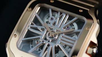 Thumbnail von Cartier Santos De Cartier Skeleton Rosé - Good Condition - First Invoice - Fullset - 2023