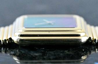 Thumbnail von Piaget extremely rare Beta 21 | 14101 C 10 | Hawk Eye Dial | orig. Gold bracelet