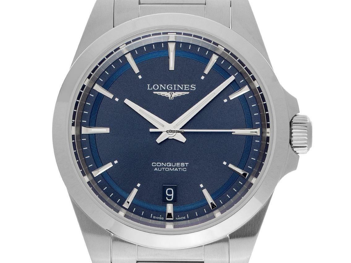 Longines Conquest Ref. L3.720.4.92.6 2025 Full Set Ungetragen