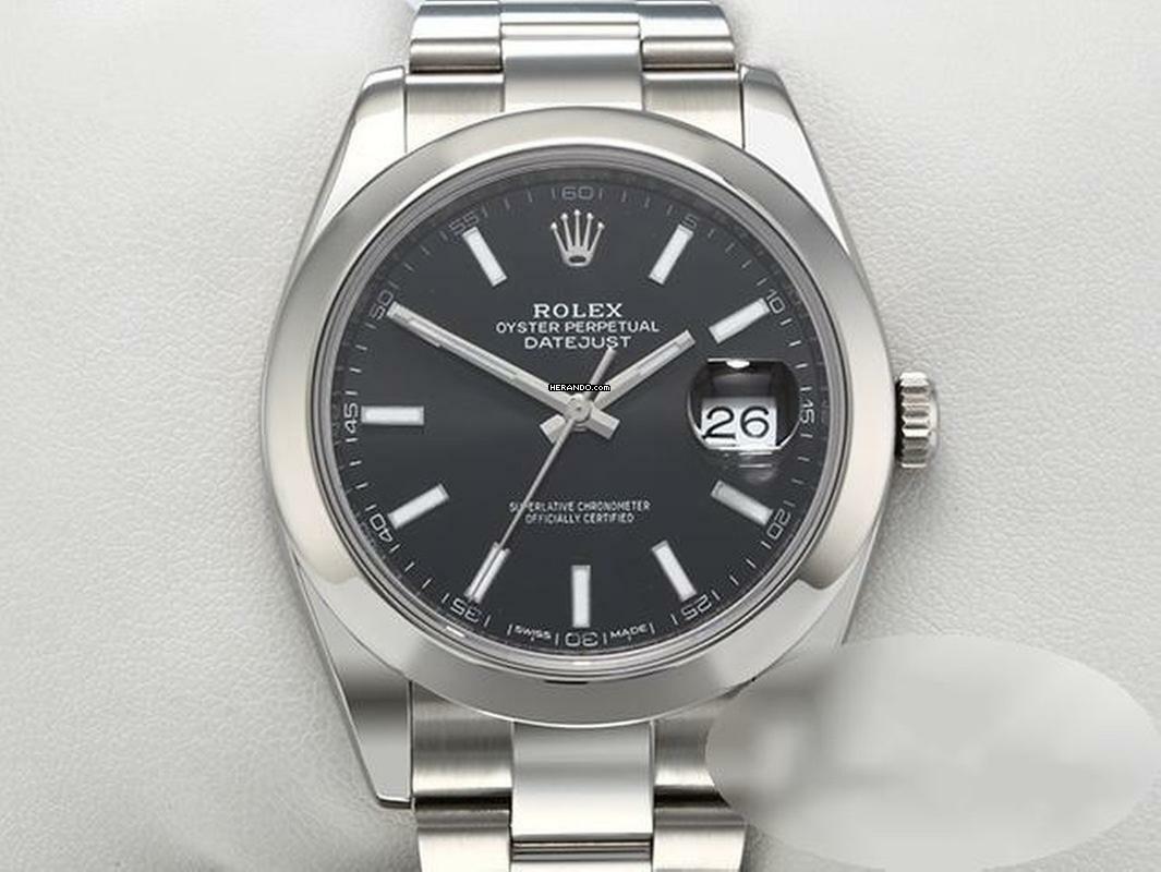 Rolex Datejust 41 126300 2018 Edelstahl Automatik Herrenuhr Stahl Stainless Steel