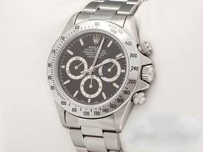 Thumbnail von Rolex Daytona 16520 Zenith Edelstahl 1993 Chronograph Automatik Stahl Chrono Stainless Steel Oyster-band Chronometer Black Dial