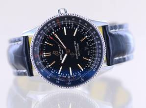 Thumbnail von Breitling Navitimer Automatic 41 Black Date Chronometer Faltschließe Top B+P