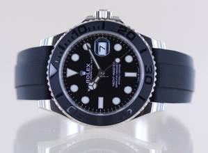 Thumbnail von Rolex Yacht-Master 42 Weißgold 18K Oysterflex black Dial 3235 B+P