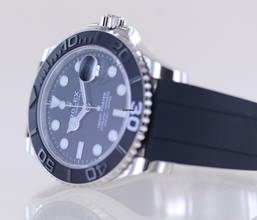 Thumbnail von Rolex Yacht-Master 42 Weißgold 18K Oysterflex black Dial 3235 B+P
