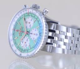Thumbnail von Breitling Navitimer 1 B01 Chronograph 41mm B01 mint green Stahl Pilotband B+P