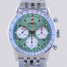 Thumbnail von Breitling Navitimer 1 B01 Chronograph 41mm B01 mint green Stahl Pilotband B+P
