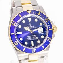 Thumbnail von Rolex Submariner Date 41 Steel Gold Blue – 126613lb – like NEW – 12/2024 Full Set Lc100