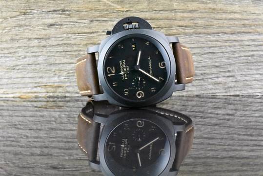  Panerai Luminor 1950 3 Days GMT Automatic Ceramica Automatic B&P 