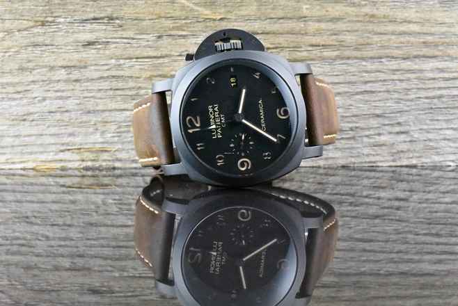  Panerai Luminor 1950 3 Days GMT Automatic Ceramica Automatic B&P 