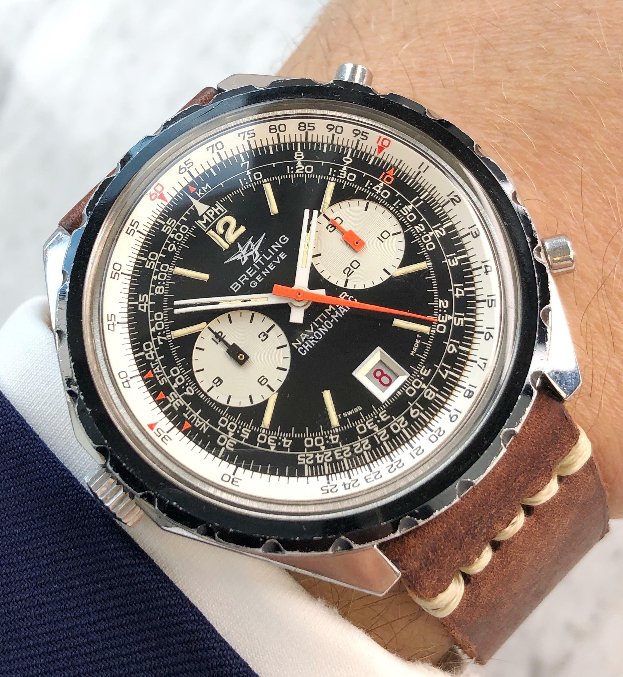 Breitling Chrono-Matic Navitimer Chronomatic Spiegelei Chronograph Automatic Automatik 1806 1806