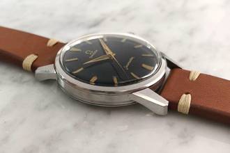 Thumbnail von Omega Seamaster Unrestored Black Dial Seamaster Vintage 35mm 14390 14390