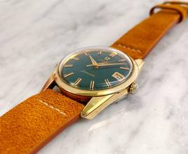 Thumbnail von Omega Seamaster Vintage Custom Green Dial Automatic Automatik 14701 14701