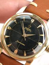 Thumbnail von Omega Seamaster Unrestored Black Honey Comb Dial Seamaster Vintage Automatic Automatik 2846 2846
