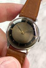Thumbnail von Omega Classic Super Rare Vintage Grey Black Two Tone Bulls Eye Dial 30mm