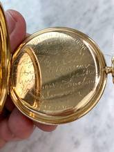 Thumbnail von IWC Pocket Watch Doppelmantel Vollgold Solid Gold Pocket Watch Taschenuhr