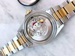 Thumbnail von Rolex Submariner Date Blue Purple Dial ref 16613 Steel/Gold Automatic 16613