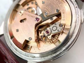 Thumbnail von Omega Constellation Serviced Constellation Pie Pan Honey Comb Dial Vintage Automatic Automatik ref 2648 2648