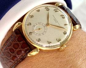 Thumbnail von Patek Philippe Vintage ref 590 Solid Gold Vintage Handwinding Serviced 590