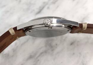 Thumbnail von Omega Genève Vintage Geneve Steel Date Handwinding ref 136041 136041