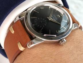 Thumbnail von Omega Seamaster Serviced Seamaster Vintage Automatic Automatik Black Restored Dial Bumper 2576 2576